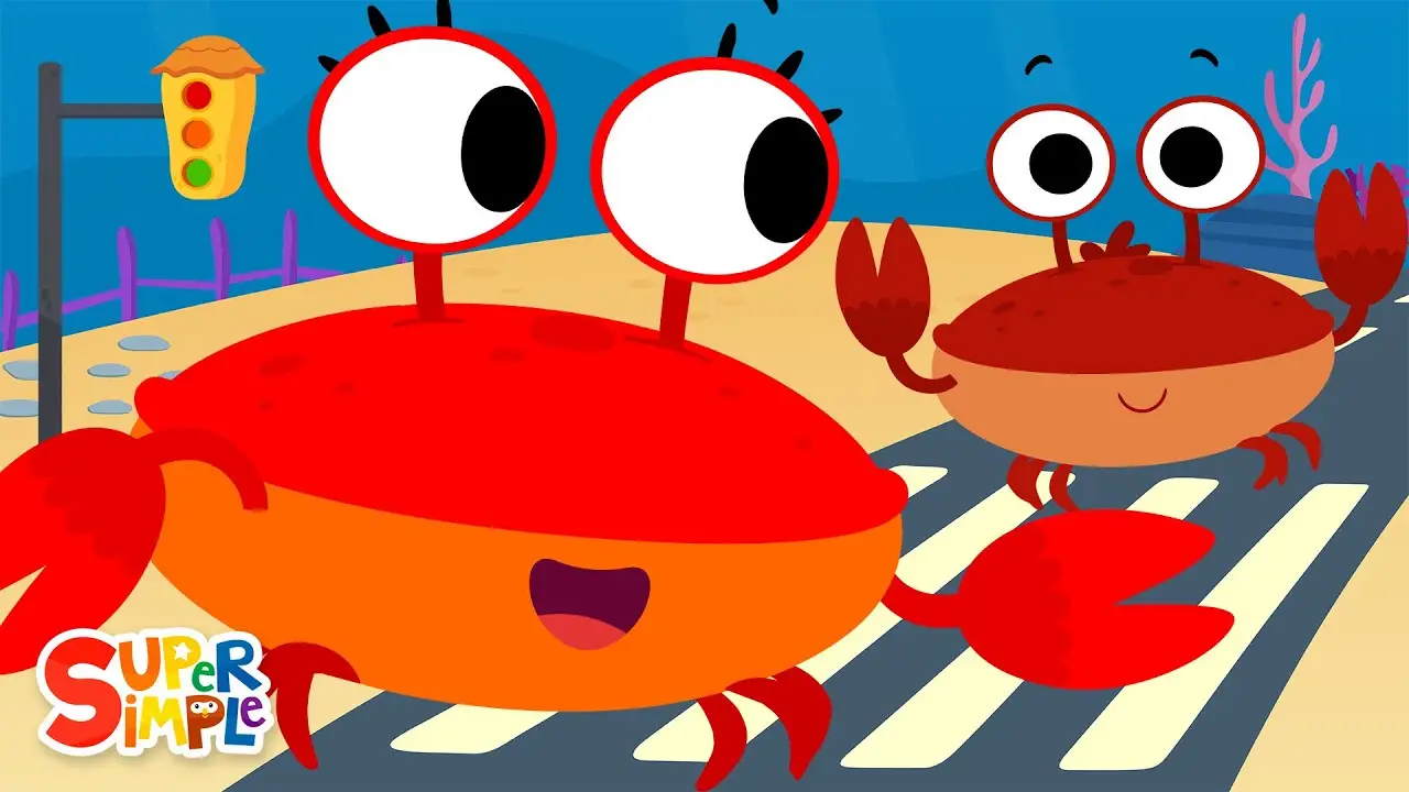 The Crabs Go Crawling 🦀 | @FinnyTheShark Counting Song | Super Simple Songs