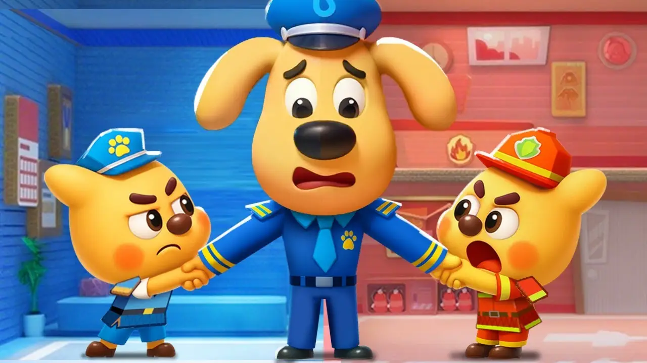 Cardboard World | Learn Occupations | Fun Adventure | Kids Cartoon | Sheriff Labrador