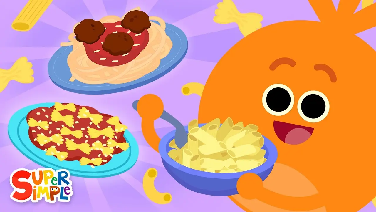 If You Like Pasta with @BumbleNums  | Food Song for Kids | Super Simple Songs