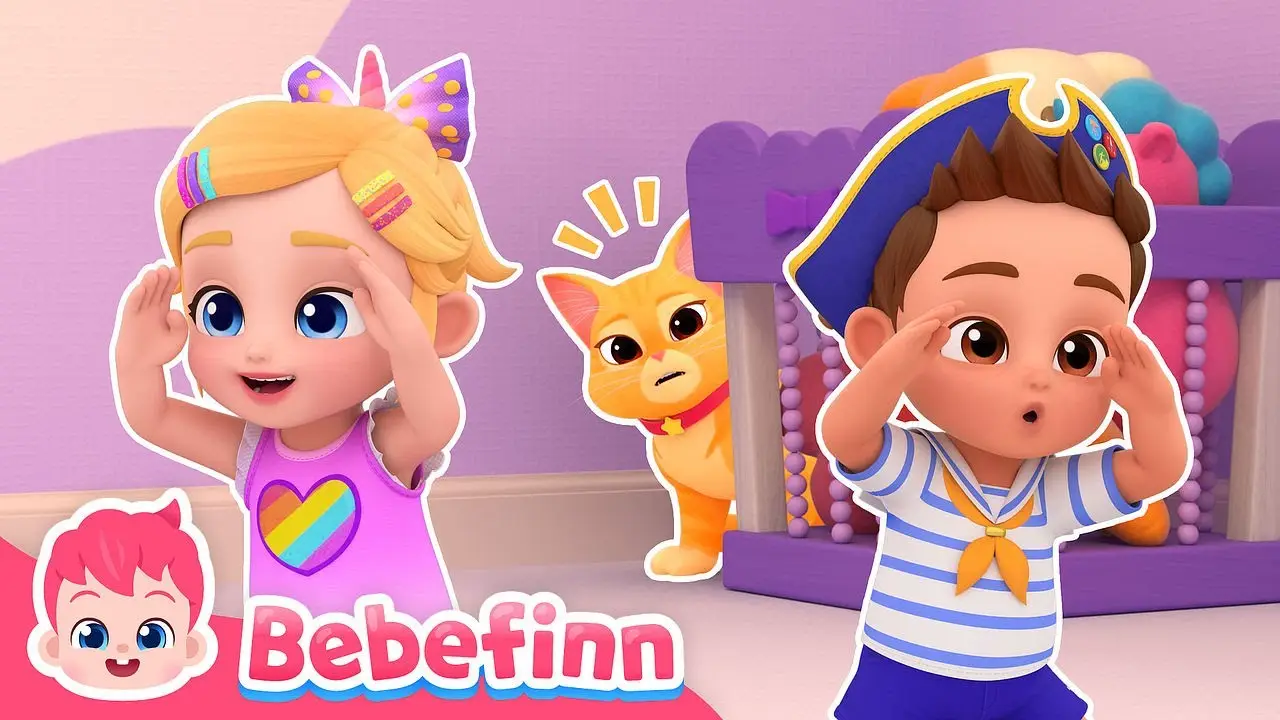 🫣 Peek-a-Boo! I See Boo! 🐈 ㅣBebefinn Playtime | Musical Stories