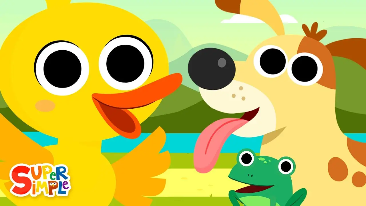 If I Were a Duck | Animal Sounds | Quack! Moo! Ribbit! | Super Simple Songs